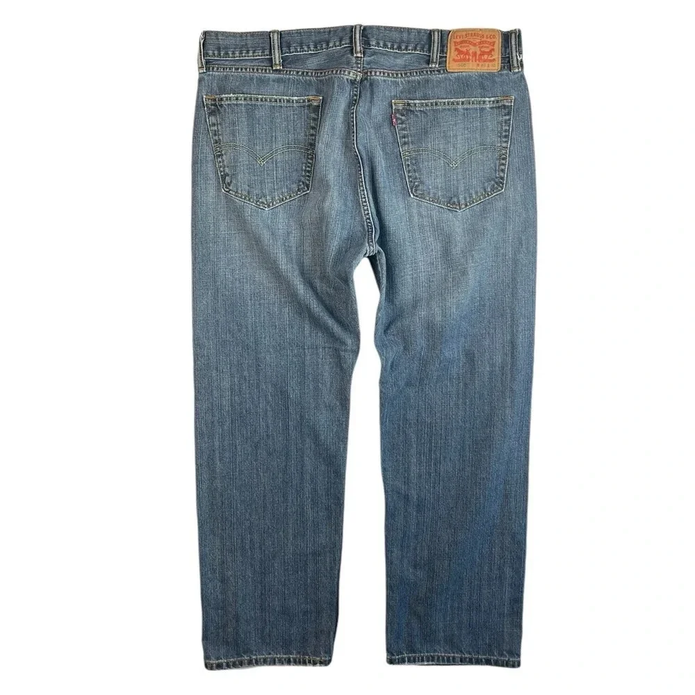 MJ284 Mens Levi’s Strauss 505 Regular Fit Boot Cut Denim Jeans 40x30